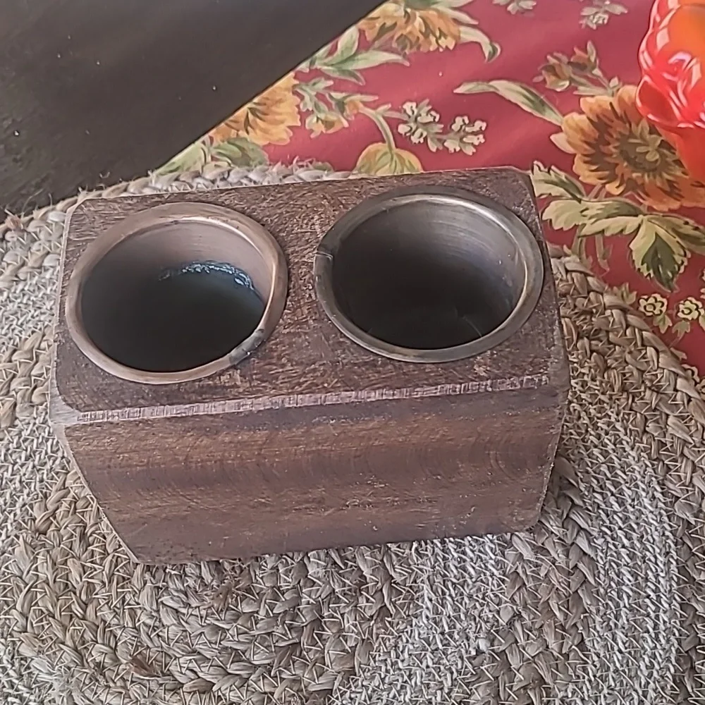 Rustic Pottery Barn Candle Holder